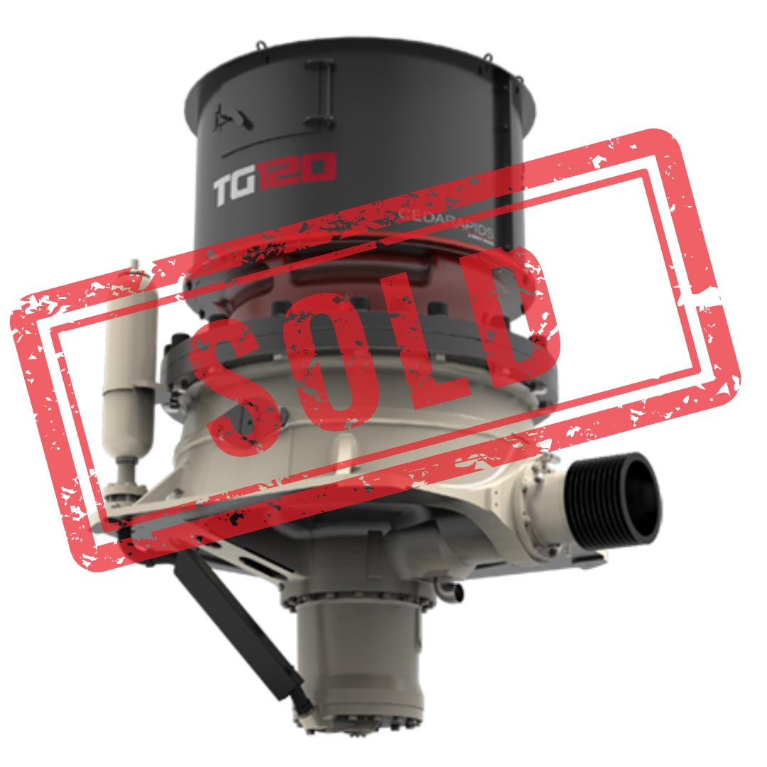 2021 New Terex TG-120 Cone Crusher